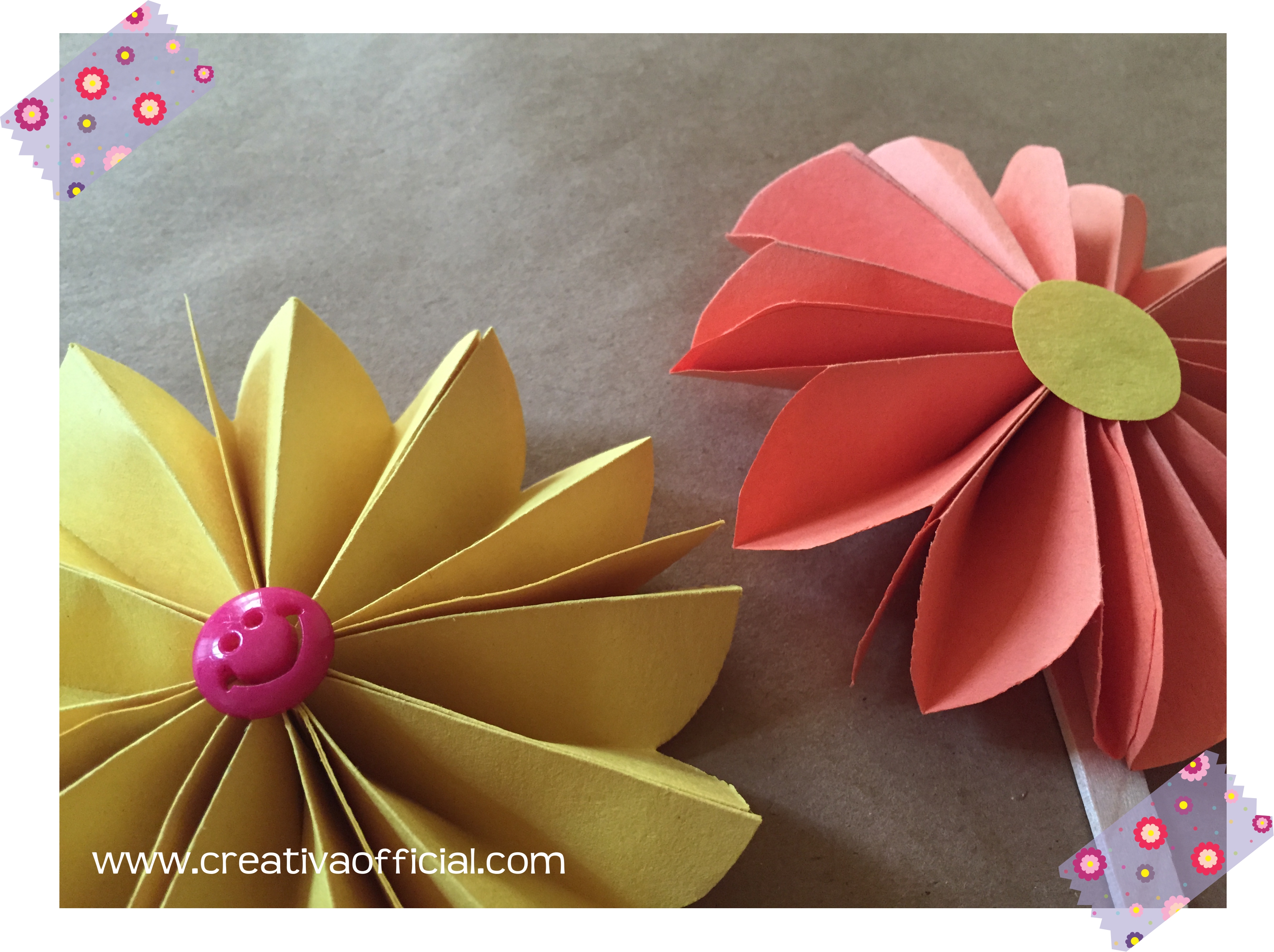 Cómo Hacer Flores De Papel Flor De Origami Creativa Official